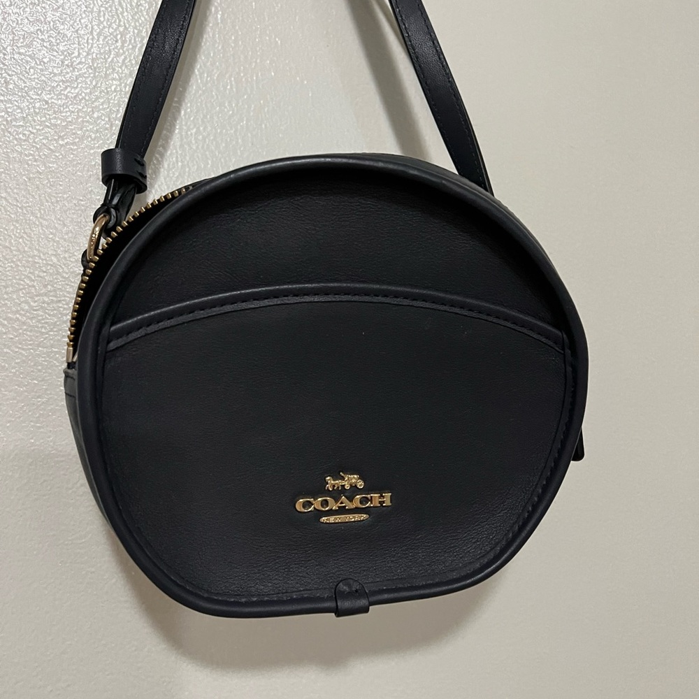 COACH Dark Navy Blue Purse.